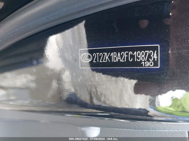 2T2ZK1BA2FC198734 Lexus RX 350
