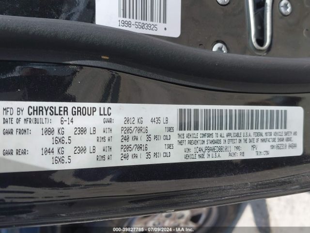1C4NJPBA0ED881011 Jeep Patriot Sport