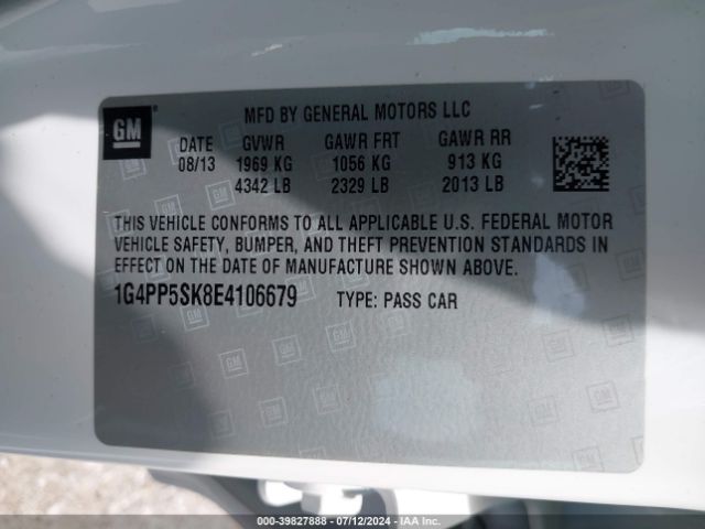 1G4PP5SK8E4106679 Buick Verano
