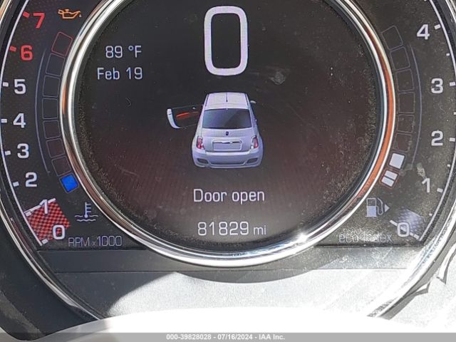 3C3CFFBR9FT509031 Fiat 500 SPORT