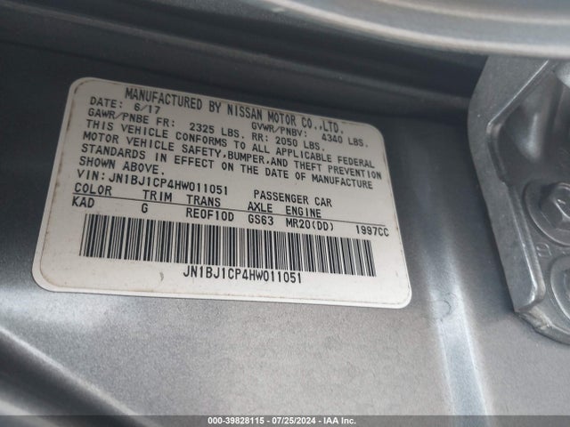 JN1BJ1CP4HW011051 Nissan Rogue Sport S