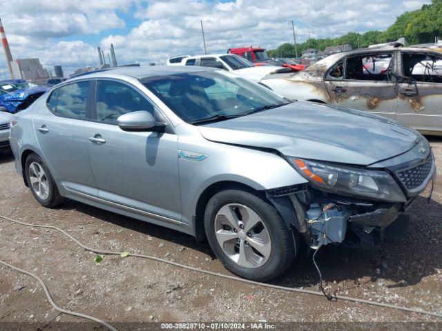 KNAGM4ADXF5087698 KIA OPTIMA HYBRID