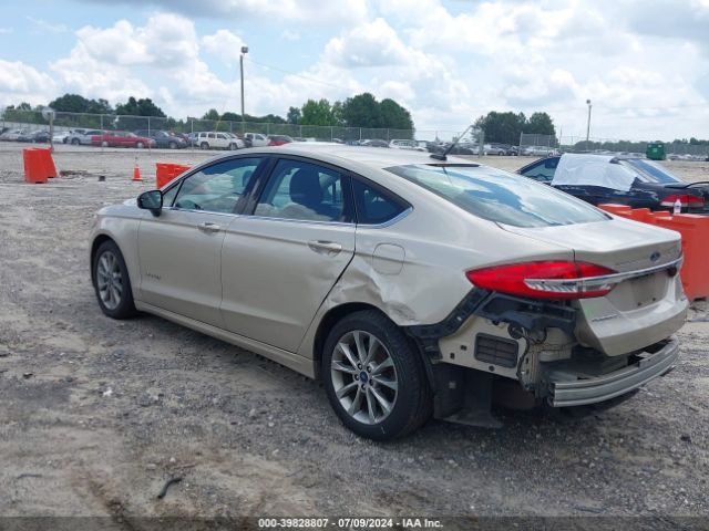 3FA6P0LUXHR344134 Ford Fusion Hybrid Se