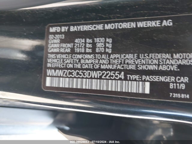 2013 MINI COUNTRYMAN WMWZC3C53DWP22554 Photo 8