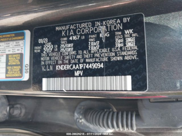 KNDERCAA1P7449094 KIA SELTOS EX