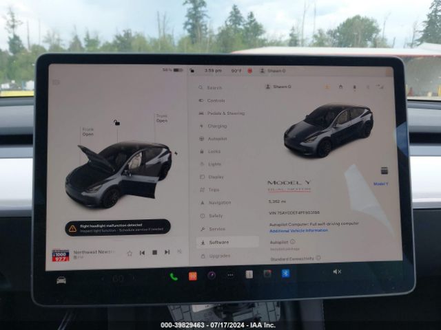 2023 TESLA MODEL Y 7SAYGDEF4PF903186 Photo 6