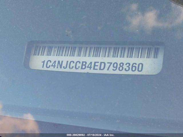 1C4NJCCB4ED798360 Jeep Compass Limited
