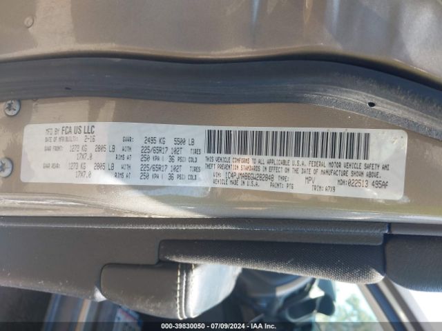 1C4PJMAB6GW282848 Jeep Cherokee Sport