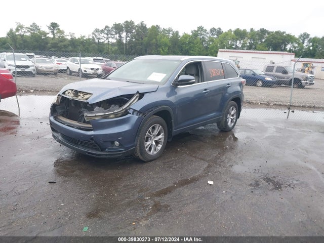 Toyota Highlander Xle V6 2015 5TDKKRFH8FS119490 Image 2