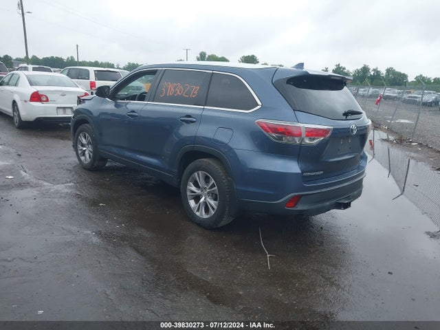 Toyota Highlander Xle V6 2015 5TDKKRFH8FS119490 Image 3
