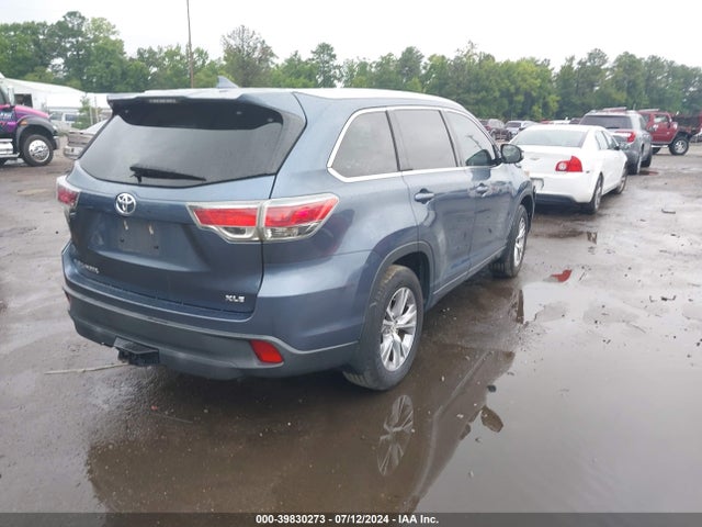 Toyota Highlander Xle V6 2015 5TDKKRFH8FS119490 Image 4