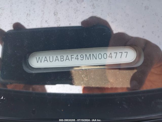 WAUABAF49MN004777 Audi A4 Premium 40 Tfsi Quattro S Tronic