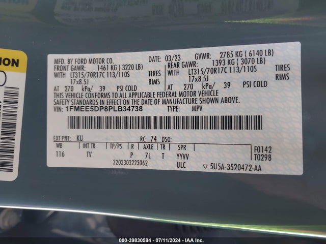 Ford Bronco Wildtrak 2023 1FMEE5DP8PLB34738 Image 9