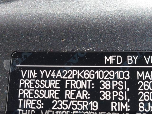 YV4A22PK6G1029103 Volvo Xc90 T6 Momentum
