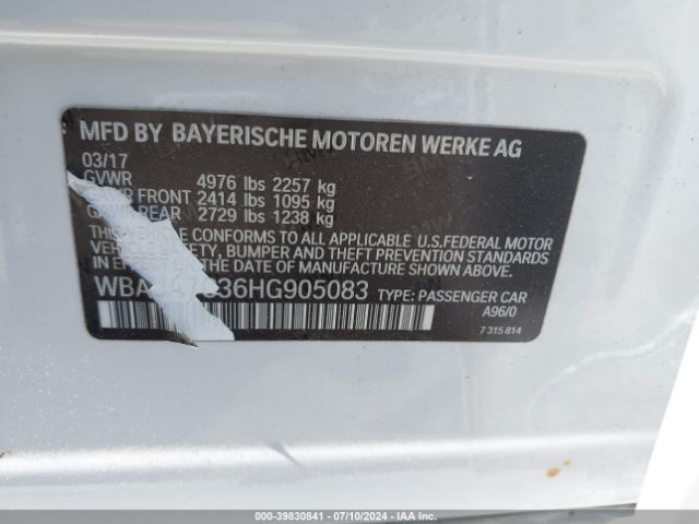 WBAJA7C36HG905083 BMW 530i Xdrive