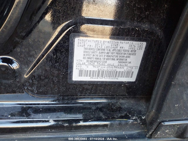 Nissan SENTRA SV 2018 3N1AB7AP9JY212246 Image 9