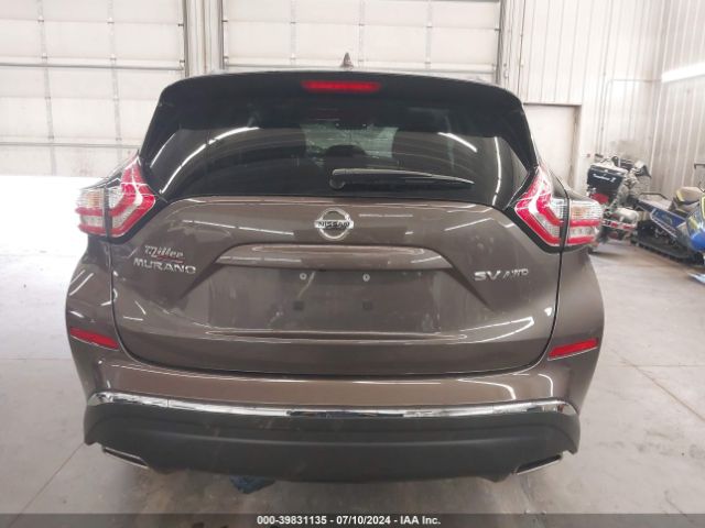 5N1AZ2MH1JN145344 Nissan MURANO SV