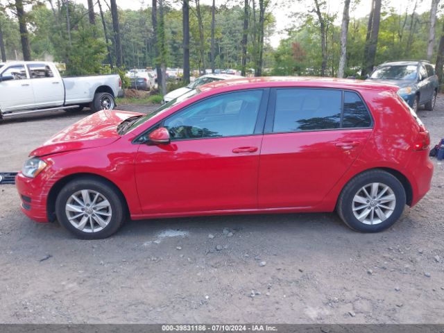 3VW217AU1FM010166 Volkswagen Golf Tsi S 4-door