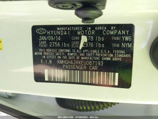 KMHGH4JHXEU087193 Hyundai Equus Signature