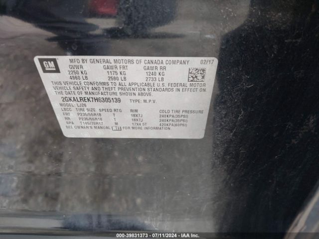 2GKALREK7H6305139 GMC Terrain Denali