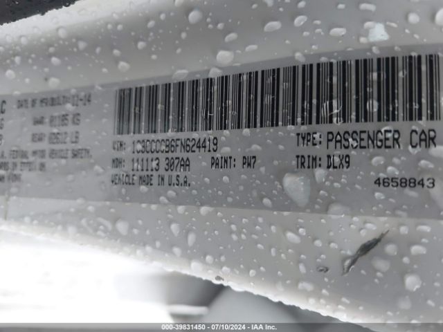1C3CCCCB6FN624419 Chrysler 200 C