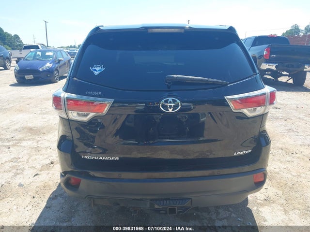 5TDYKRFH7GS142836 Toyota Highlander Limited V6