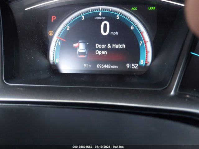 SHHFK7H80JU425677 Honda Civic Ex-l