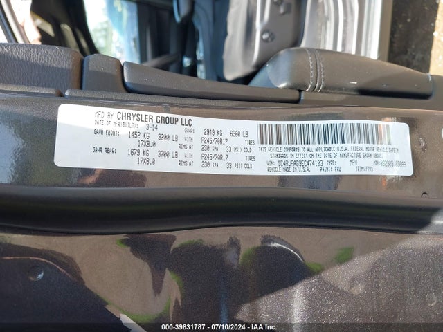 Jeep Grand Cherokee Laredo 2014 1C4RJFAG9EC474103 Image 9