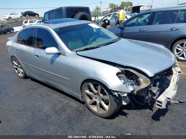 Auction sale of the 2003 Infiniti G35 Luxury Leather, vin: JNKCV51E43M009284, lot number: 39831848