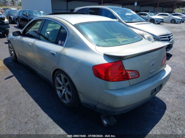 Auction sale of the 2003 Infiniti G35 Luxury Leather, vin: JNKCV51E43M009284, lot number: 39831848