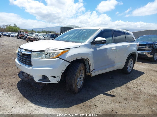 Toyota Highlander Le 2014 5TDZARFH4ES006930 Image 2