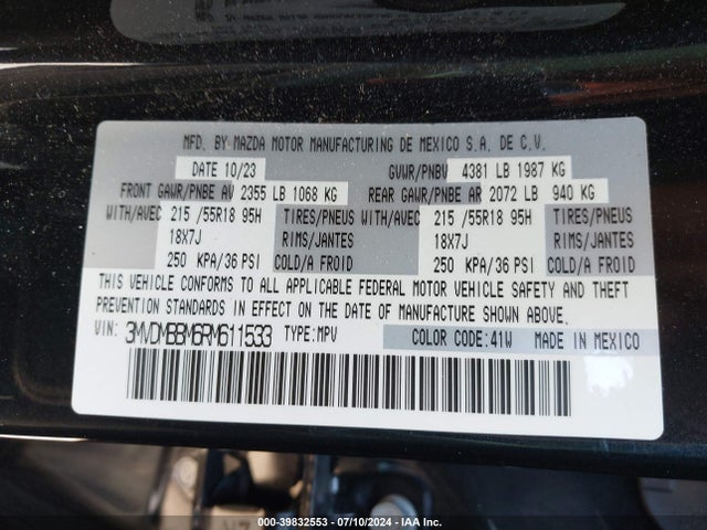 Mazda Cx-30 2.5 S Select Sport 2024 3MVDMBBM6RM611533 Image 9