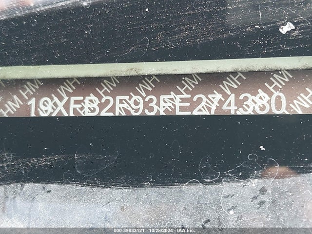 Honda Civic Ex-l 2015 19XFB2F93FE274380 Image 19