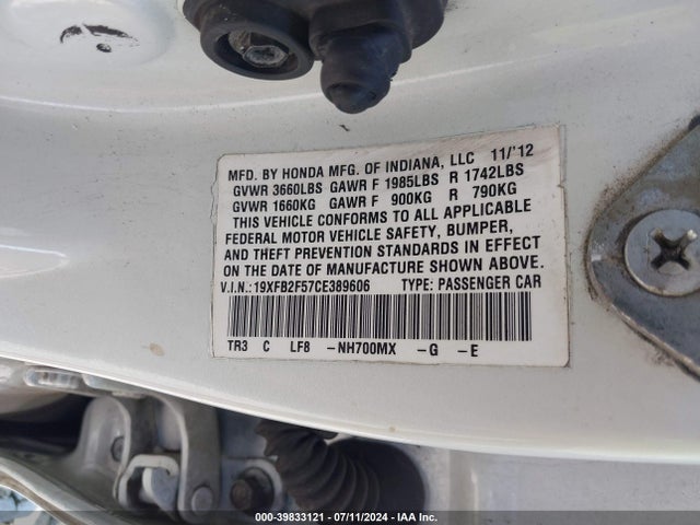 Honda Civic Ex-l 2015 19XFB2F93FE274380 Image 9