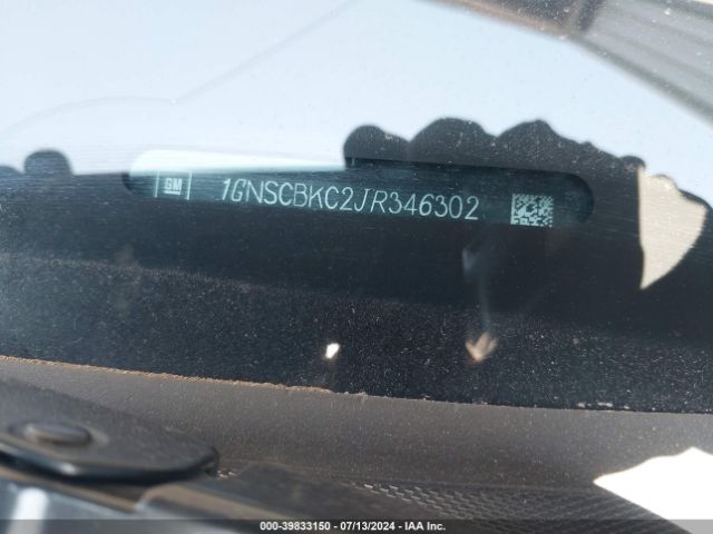 1GNSCBKC2JR346302 Chevrolet Tahoe Lt