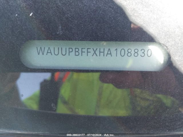 WAUUPBFFXHA108830 Audi A3 E-tron 1.4t Premium