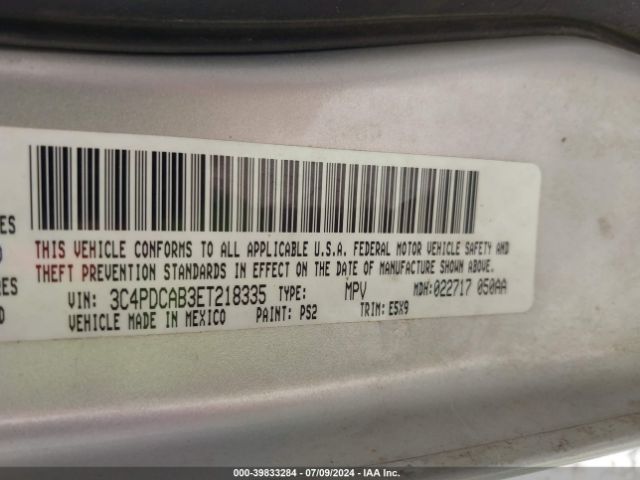 3C4PDCAB3ET218335 Dodge Journey American Value Pkg