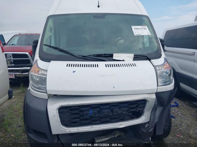 3C6URVJG5KE540106 RAM Promaster 3500 Cargo Van High Roof 159 Wb Ext