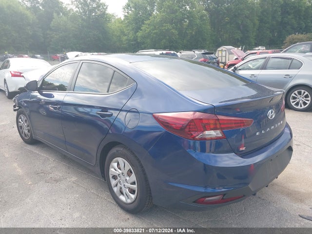 5NPD74LF8LH544886 Hyundai ELANTRA SE