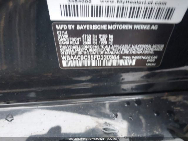 WBA4C9C55FD330364 BMW 428 Gran Coupe Xdrive