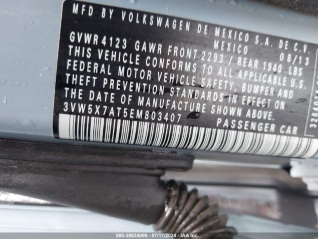 3VW5X7AT5EM803407 Volkswagen Beetle 2.5l