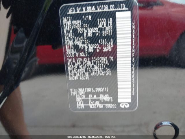 2018 INFINITI QX80 JN8AZ2NF8J9663112 Photo 8