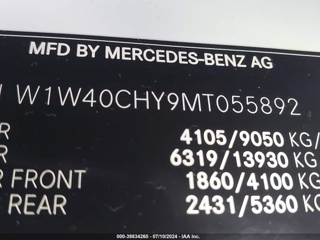 W1W40CHY9MT055892 Mercedes-Benz Sprinter 2500 High Roof I4