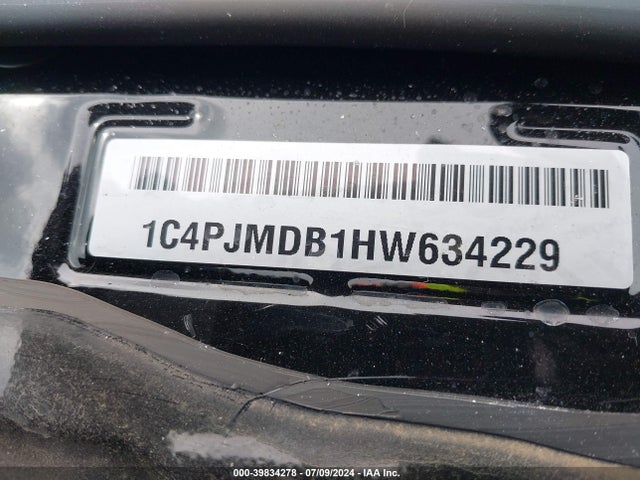 Jeep Cherokee High Altitude 4x4 2017 1C4PJMDB1HW634229 Image 9
