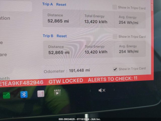 5YJ3E1EA9KF482946 Tesla Model 3 Long Range/mid Range/standard Range/standard Range Plus
