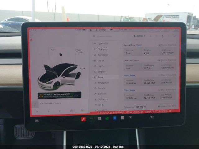 5YJ3E1EA9KF482946 Tesla Model 3 Long Range/mid Range/standard Range/standard Range Plus