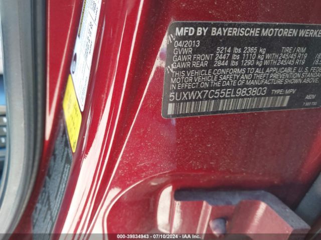 5UXWX7C55EL983803 BMW X3 Xdrive35i