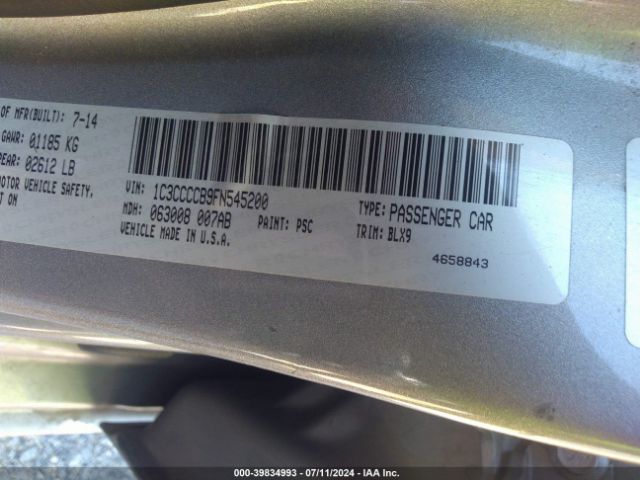 1C3CCCCB9FN545200 Chrysler 200 C