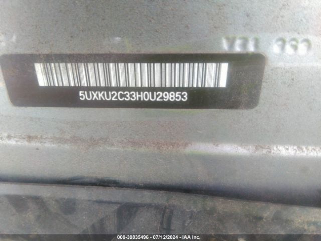 5UXKU2C33H0U29853 BMW X6 Xdrive35i