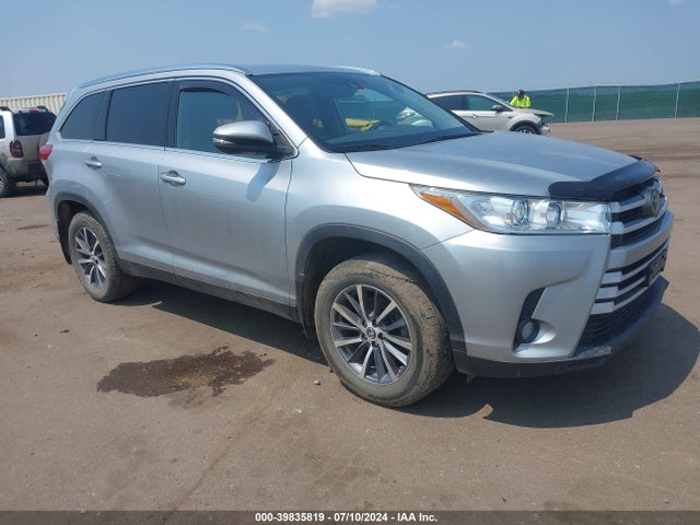 Toyota Highlander Xle 2019 5TDJZRFH8KS606030 zdjęcie główne